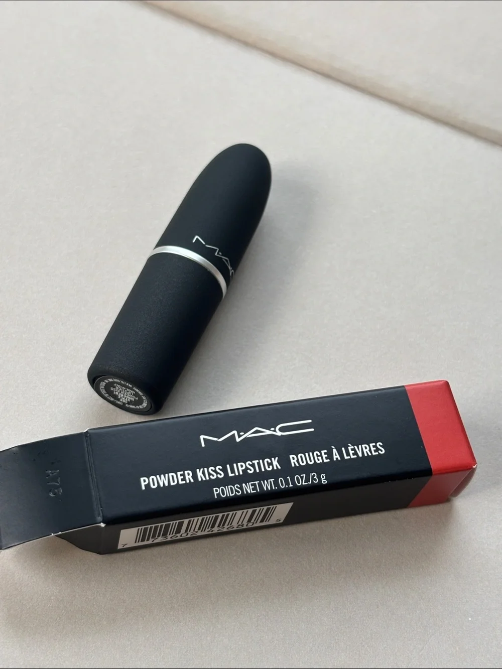 MAC Cosmetics Powder Kiss Lipstick （303 style shocked ) full size
